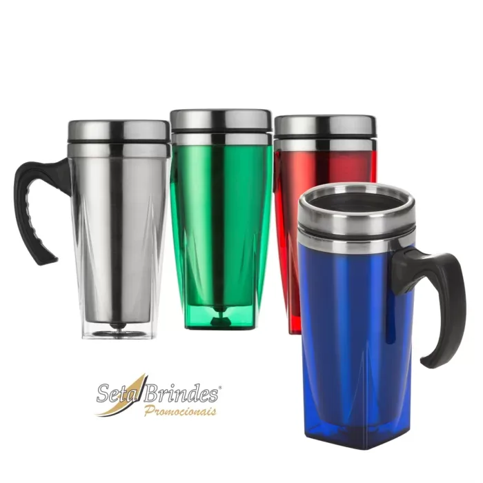 caneca de aluminio personalizada