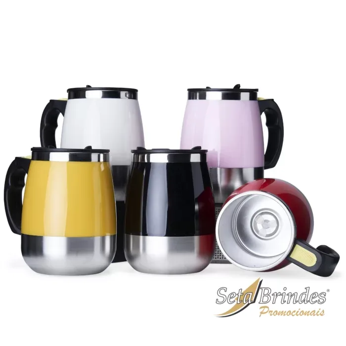 caneca de aluminio personalizada
