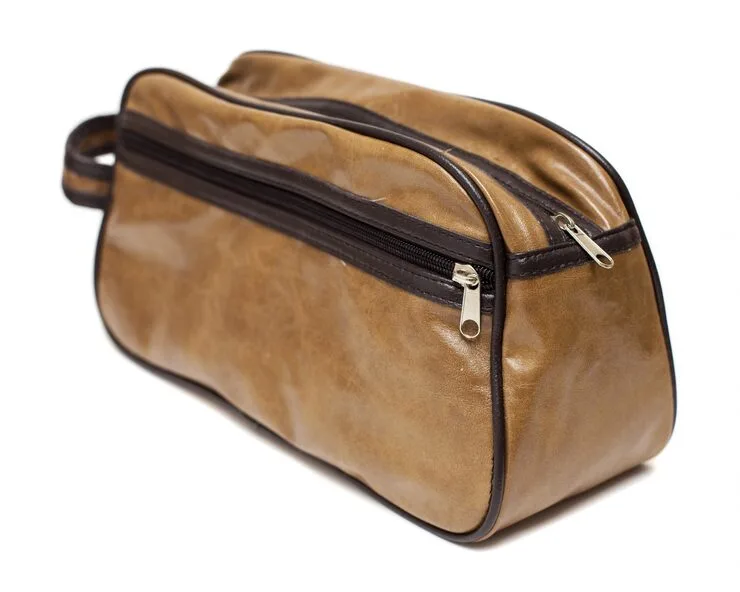 necessaire de couro personalizada